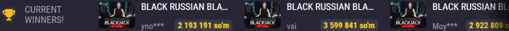 Betandreas kazino platformasında blackjack